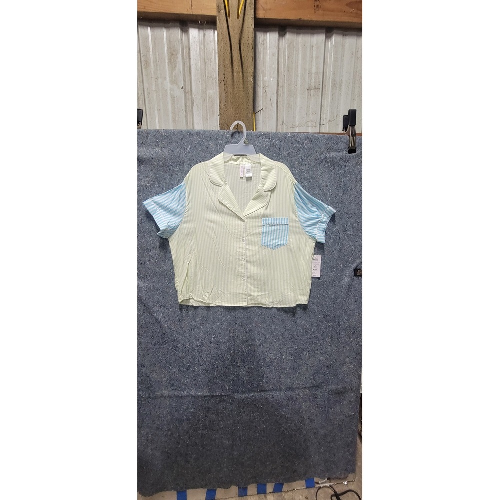 Joyspun WVN Notop Top Lime Twist Stripe Size XL (16-18)